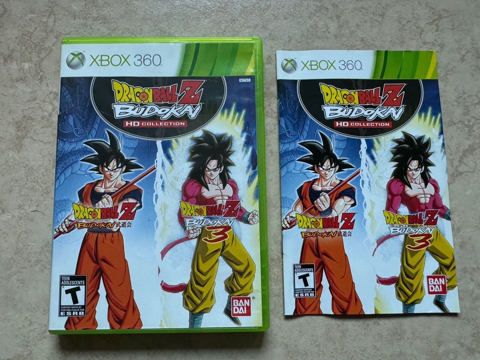 Dragon Ball Z: Budokai HD Collection (Xbox 360, 2012) Complete CIB W/ Manual