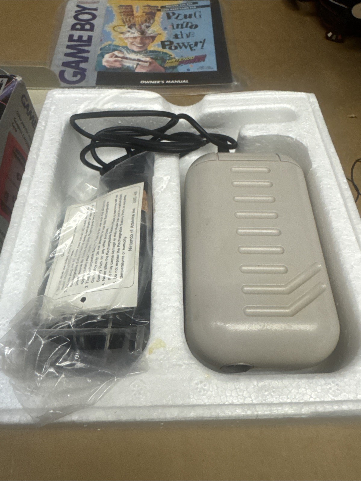 Nintendo Game Boy Rechargeable Battery Pack /AC Adapter – CIB