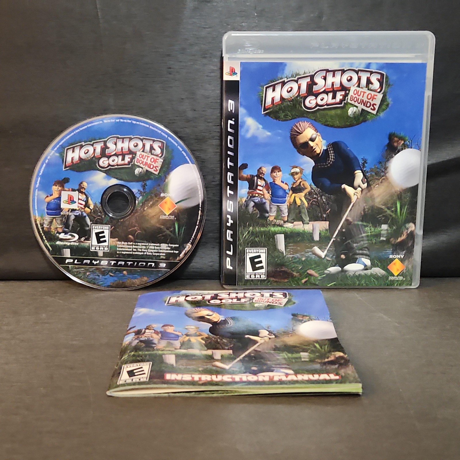 Hot Shots Golf: Out Of Bounds Sony PlayStation 3 PS3 Game CIB Manual E