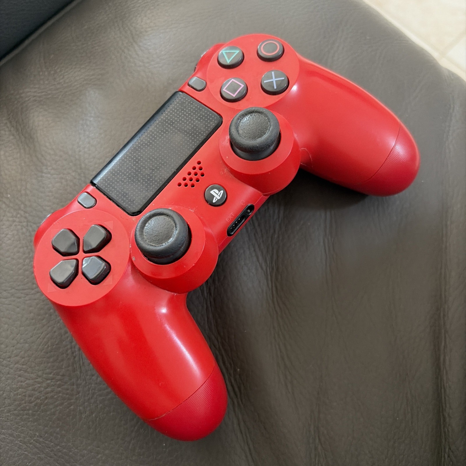 Sony DualShock 4 PlayStation PS4 Controller Red TESTED AND WORKING PERFECTLY!!!