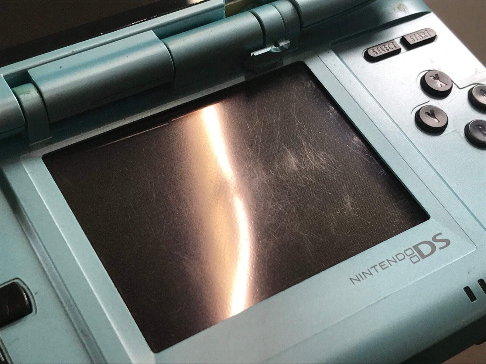 Nintendo DS Turquoise Blue Console Nintendo Japan – With Defects LH1323