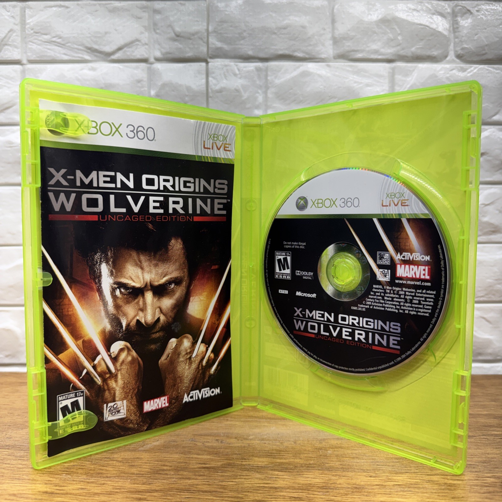 X-Men Origins: Wolverine Uncaged Edition (Xbox 360, 2009) CIB Refurbished