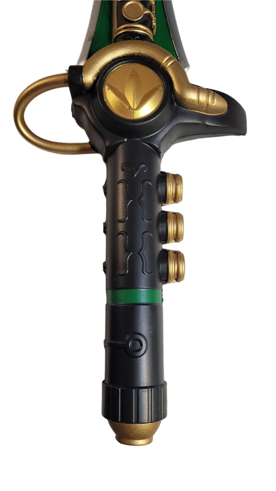 18.5” POWER RANGERS Legacy Green DRAGON DAGGER Replica Foam Sword Cosplay RARE