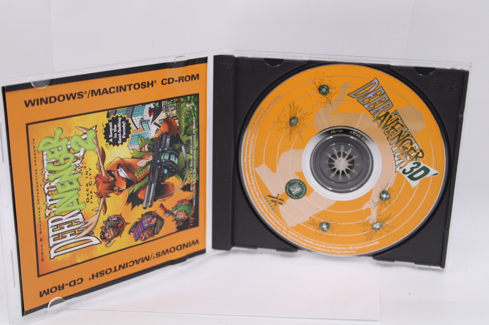 Deer Avenger 3D (Windows/Mac, 2000) Simon Schuster Interactive PC GAME