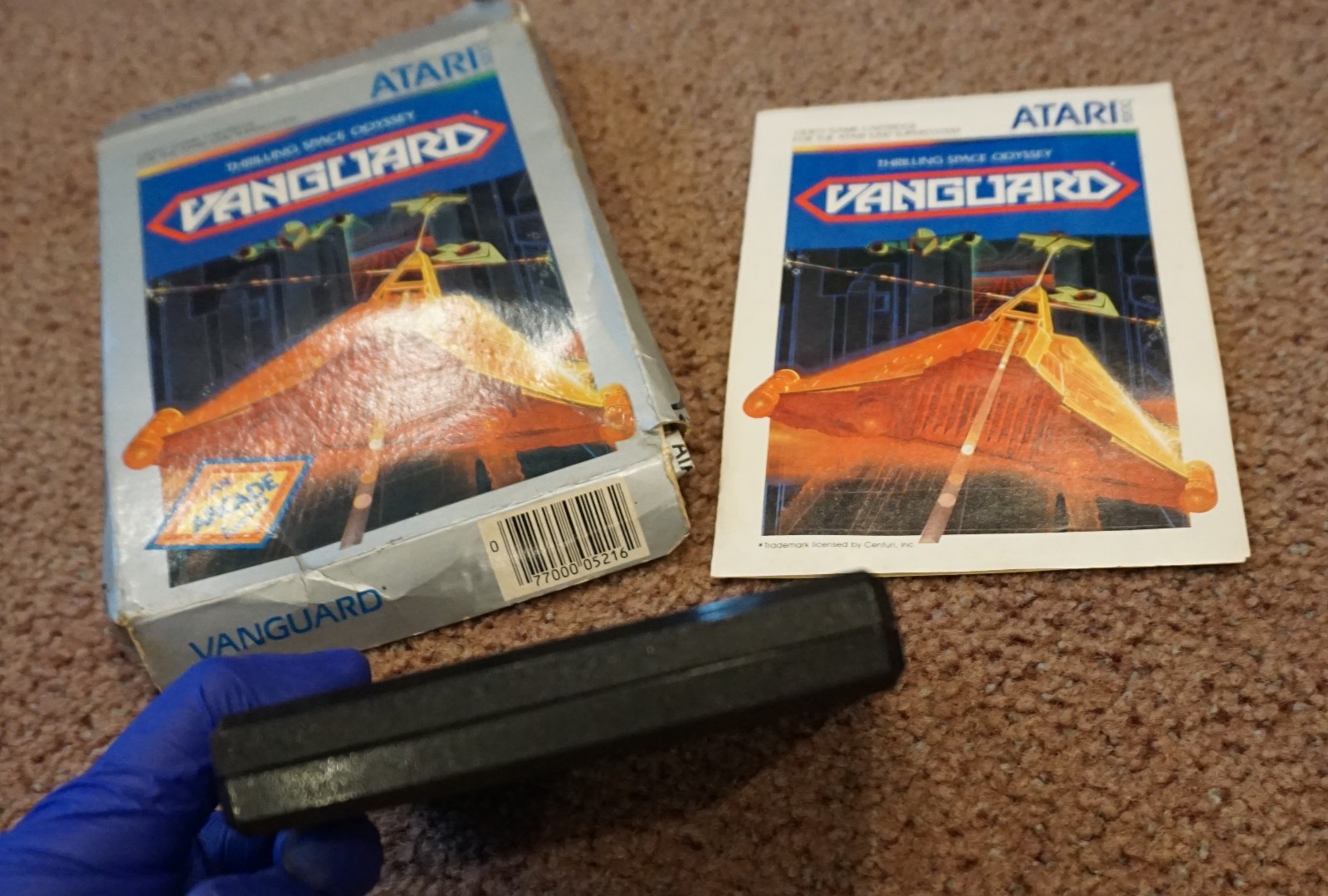 Vanguard (Atari 5200) – COMPLETE IN BOX – Manual, Cart Tested