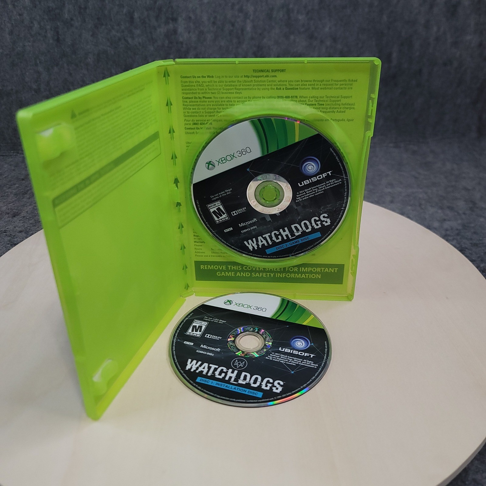 Xbox 360 Watch Dogs Standard Edition NTSC 2-Disc Set