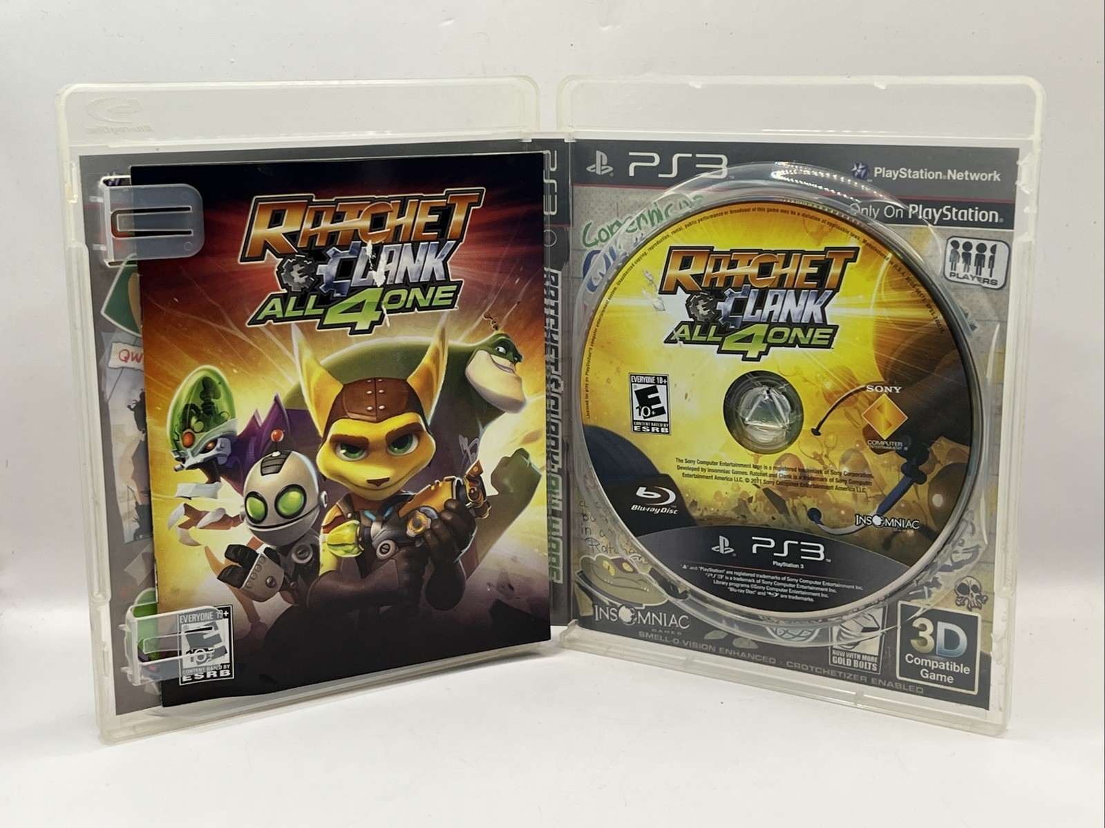 Ratchet & Clank Game Lot – Future A Crack In Time + All4One – PS3