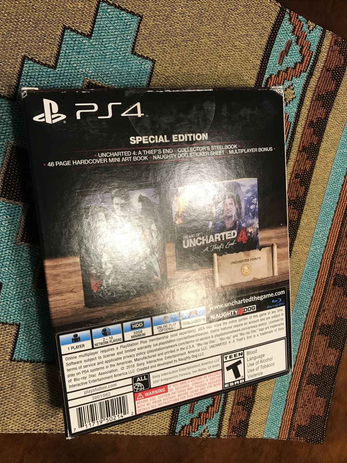 Uncharted 4: A Thief’s End (PS4, 2016) Special Edition