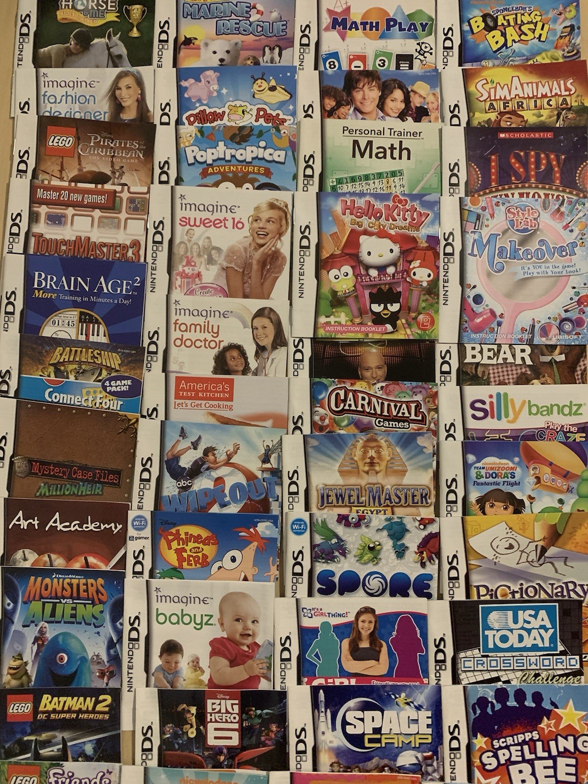 Bulk Lot of 44 / Nintendo DS / Manuals ONLY / **No Games / Instruction Booklets
