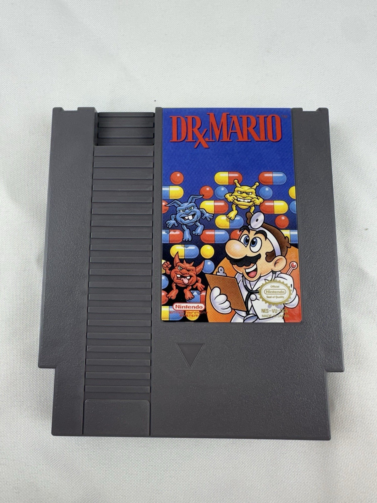 Dr Mario Nintendo NES Game 1990 Complete Box Manual Poster Foam Japan Original