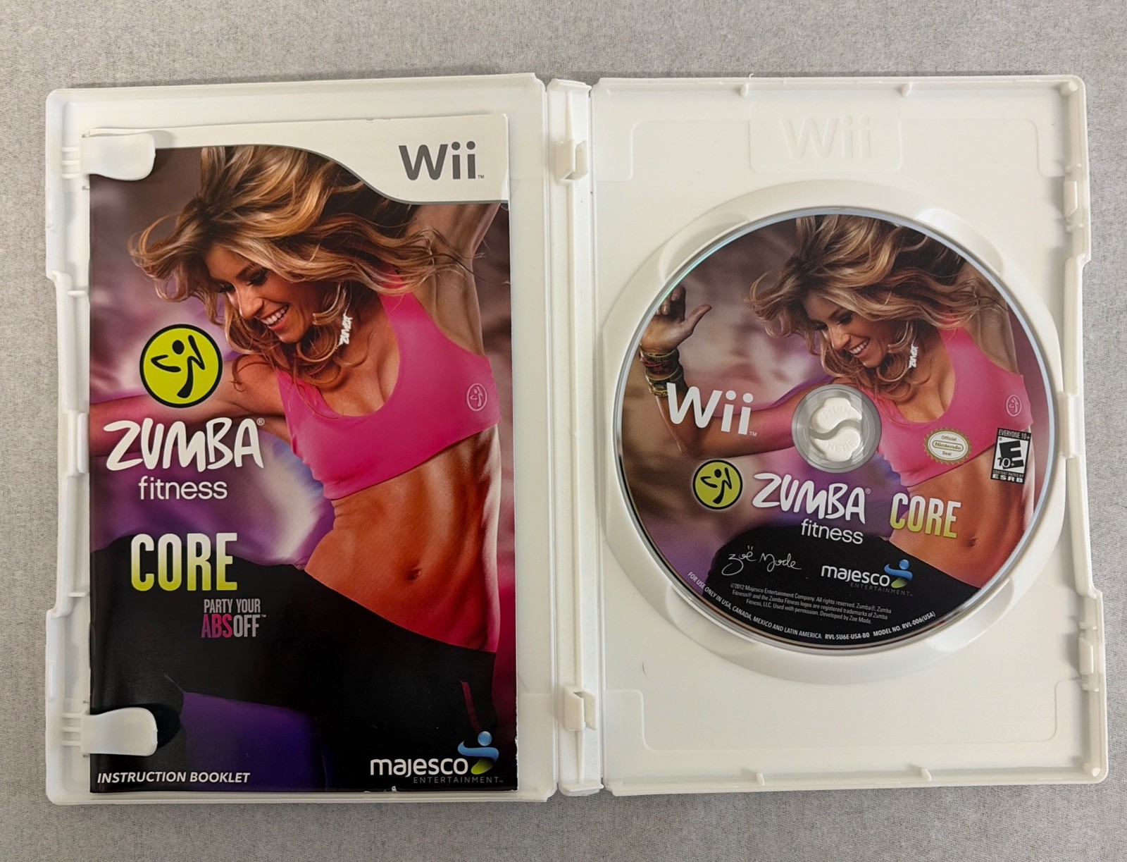 Zumba Fitness Core And Zumba Fitness World Party Nintendo Wii Untested