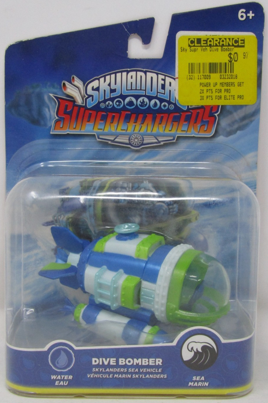 Skylanders Superchargers Dive Bomber Vehicle Figure