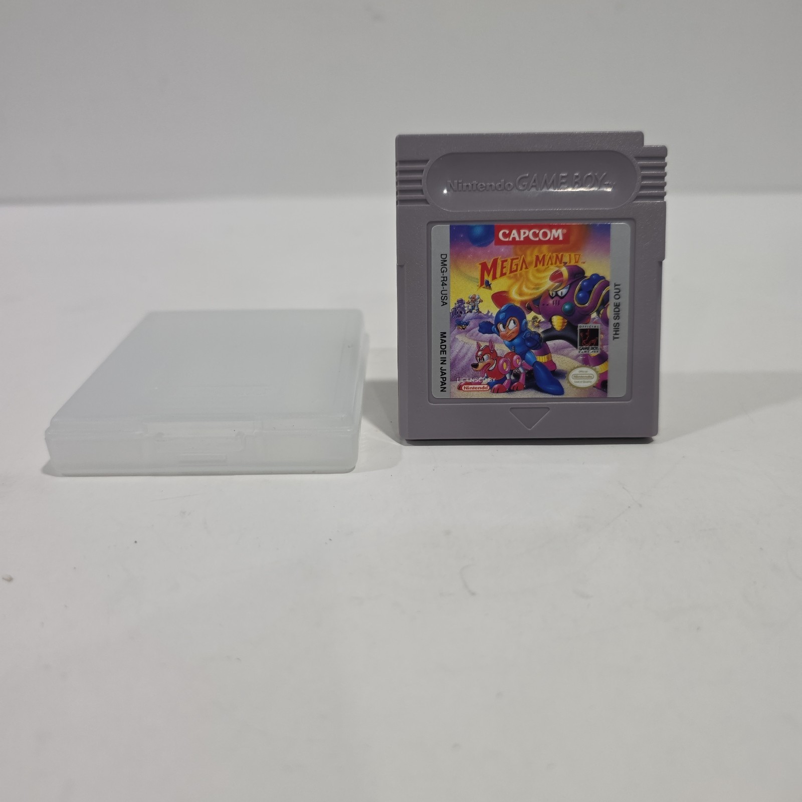 Mega Man 4 IV Gameboy Game Tested Works Vintage Classic With Nintendo Case