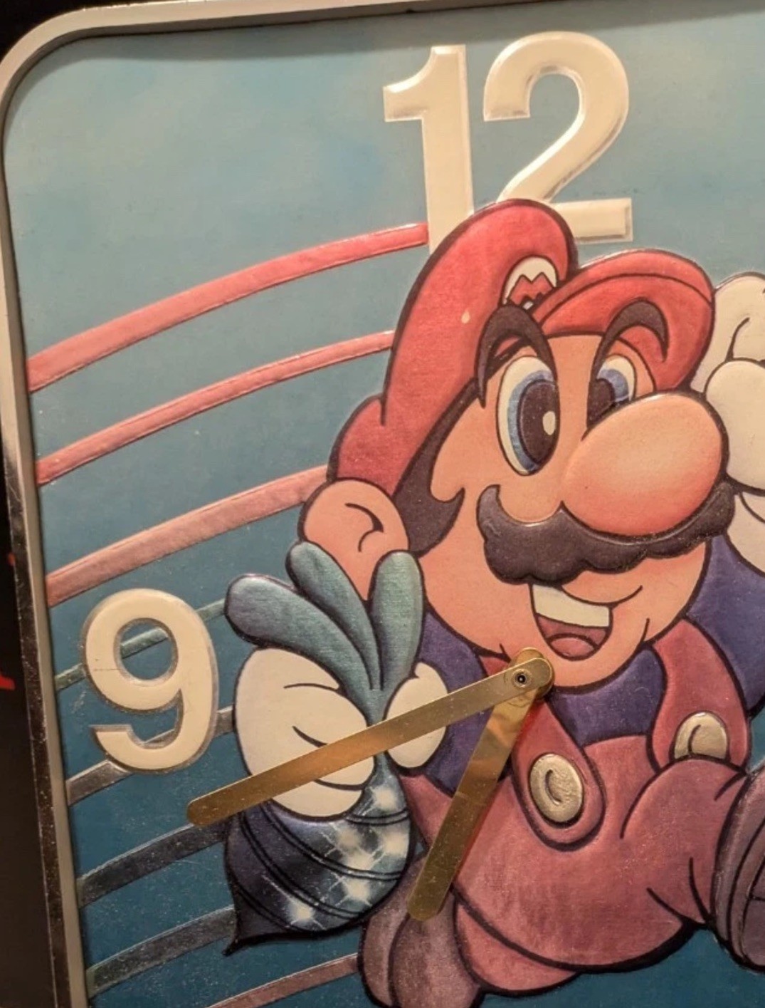 Nintendo NES Super Mario 2 Display Promo Sign Clock WON World Standee Original