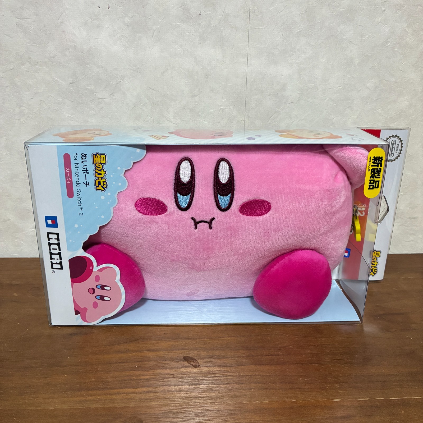 Kirby Plush Pouch for Nintendo Switch 2 OLED HORI 12.00″ 30.5cm Japan Limited