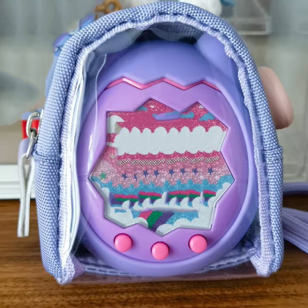 Canvas For Mini Pouch for Tamagotchi Paradise Transparent 11.3×9.5x5cm