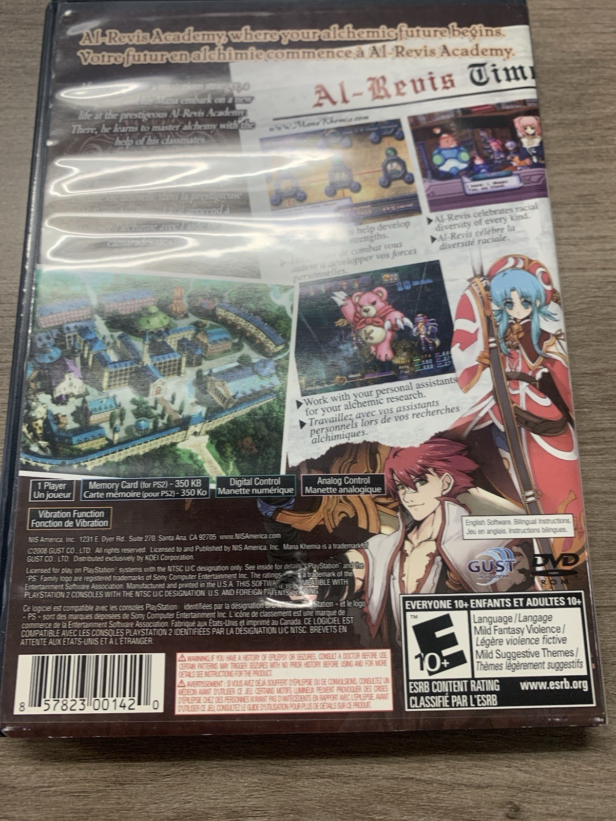Mana Khemia: Alchemists of Al-Revis Premium Box (Sony PlayStation 2, 2008) C