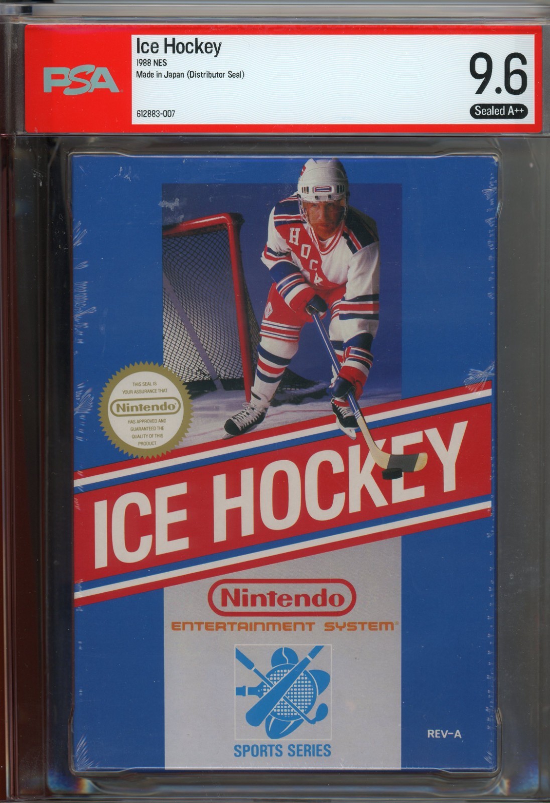 Ice Hockey NES Nintendo Sealed A++ Graded PSA 9.6