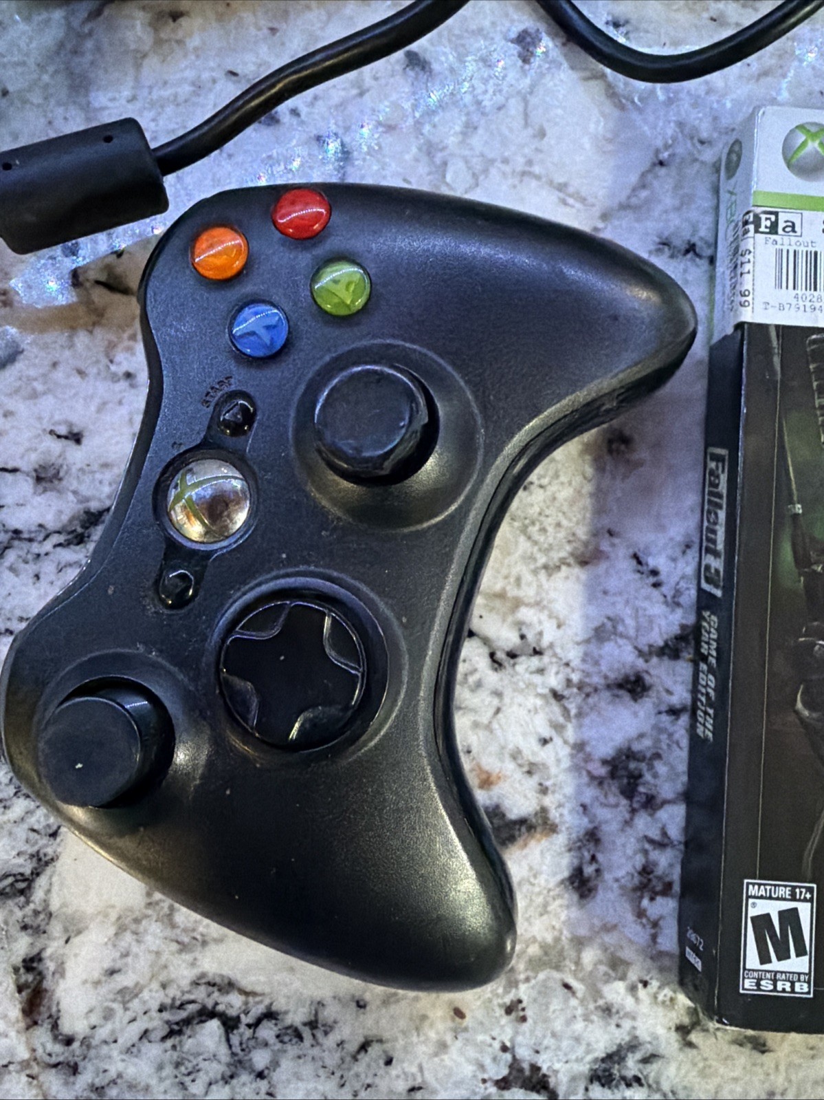 Microsoft Xbox 360 Console Bundle 2 Games Dead Island Fallout 3 Tested And Works