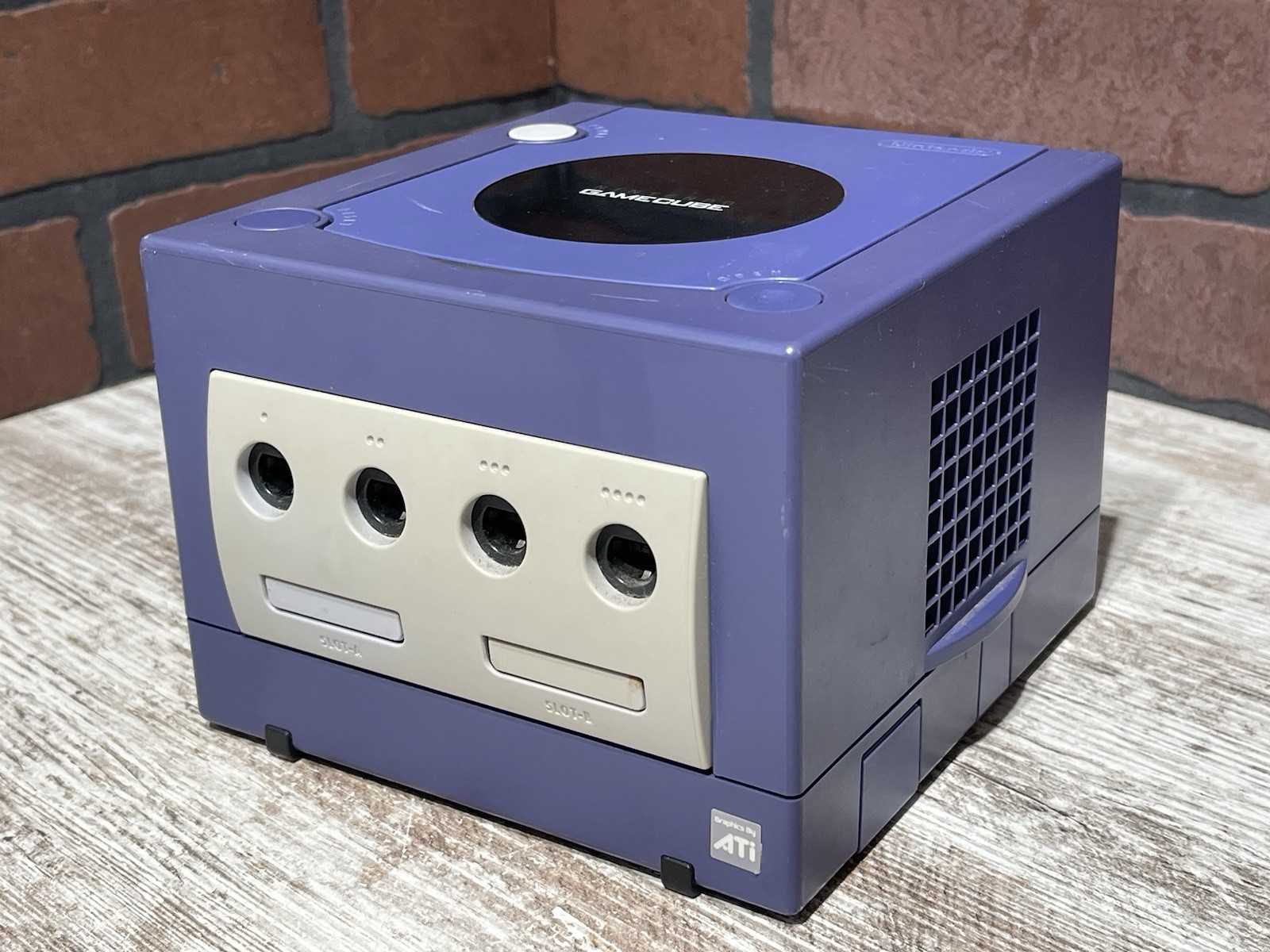 Nintendo Gamecube Indigo Purple 🔥 —Console Only— DOL-001 ~ FAST SHIPPING!