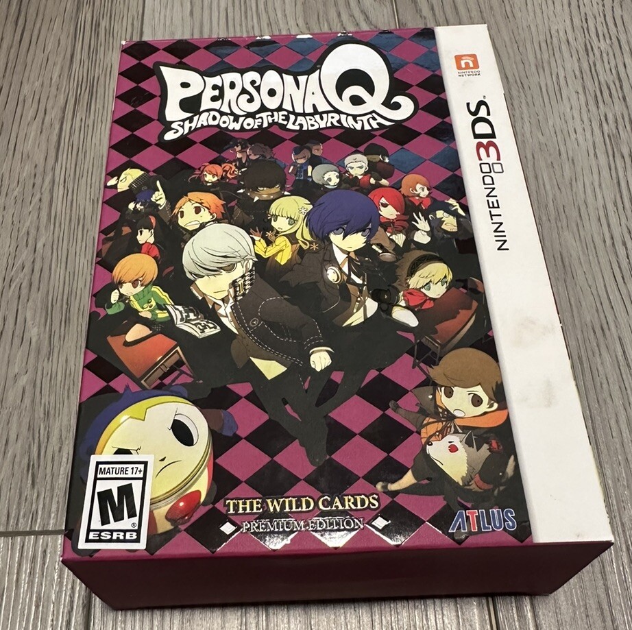 Persona Q Shadow Of The Labyrinth The Wild Cards Premium Edition 3DS NO OST