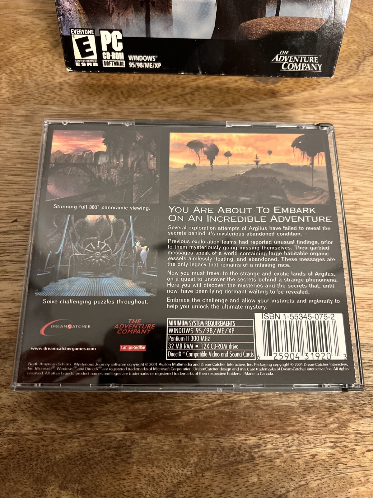 Mysterious Journey Video Game Pc Cd-Rom E-Everyone The Adventure Company Sealed