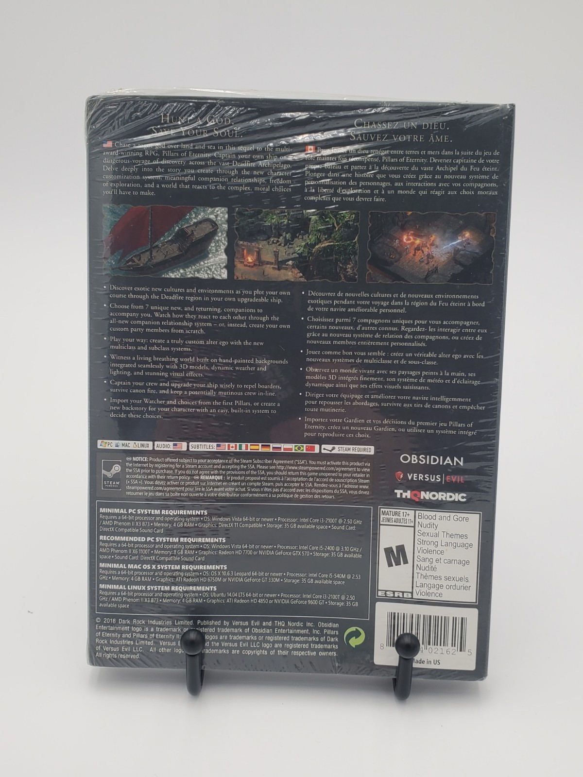 Pillars of Eternity II: Deadfire – Linux / MAC / PC Steam Required NEW SEALED