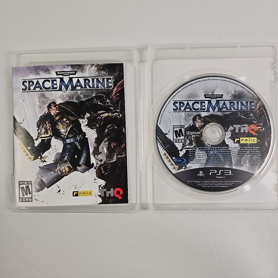 Warhammer 40,000: Space Marine (Sony PlayStation 3, 2011) PS3 CIB Complete