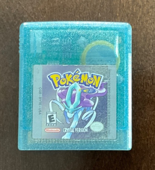 Pokemon: Crystal Version (Game Boy Color, 2001) WORKING