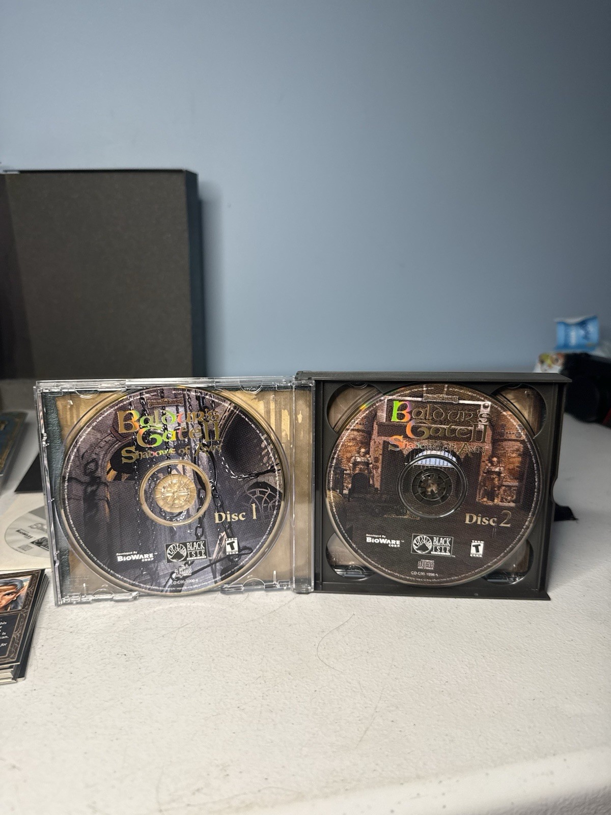 Baldur’s Gate II Collector’s Edition Big Box PC 4 Discs Map 16 Cards COMPLETE