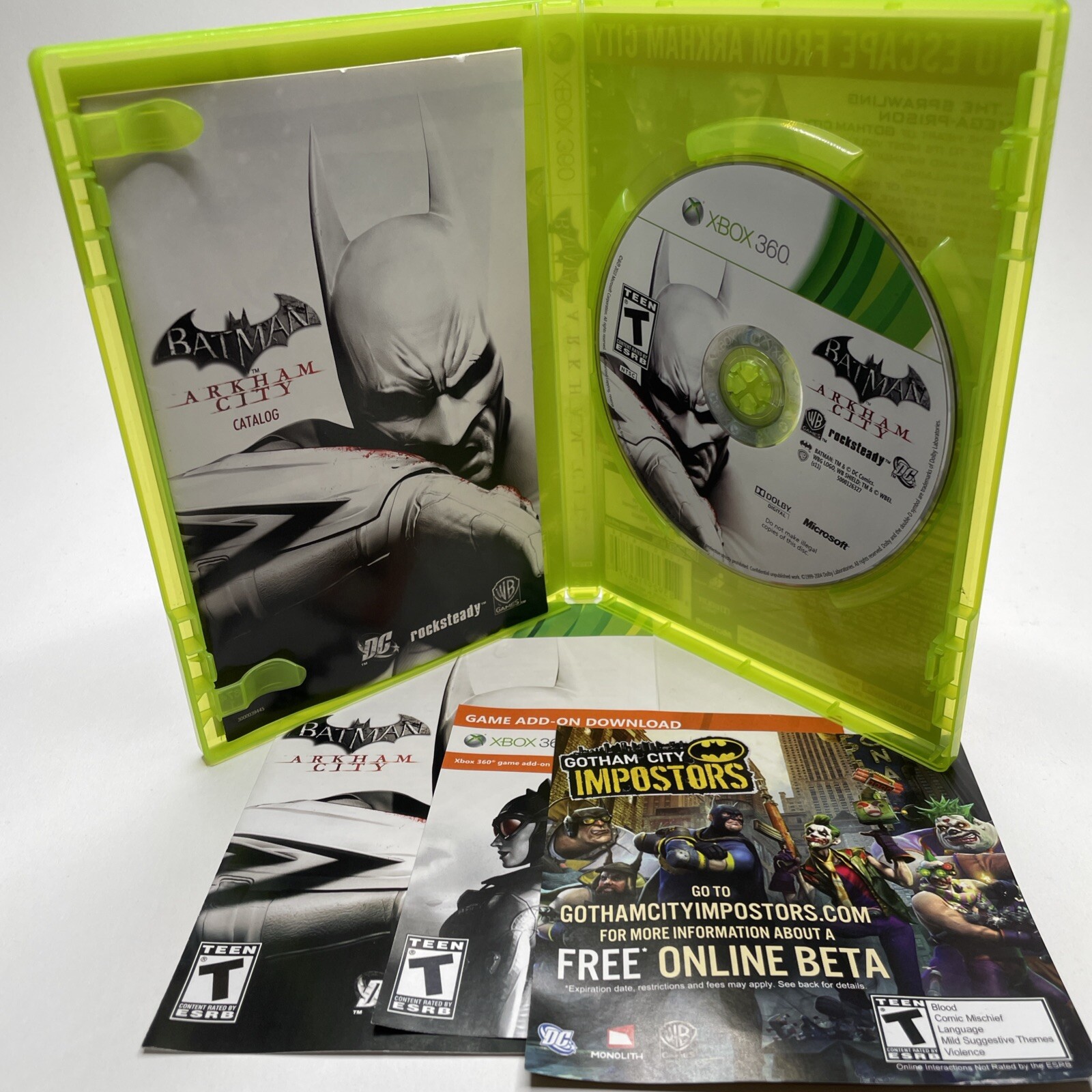 Batman Arkham City Xbox 360 CIB Complete