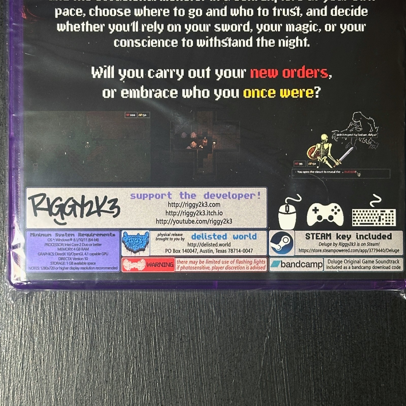 Deluge – PC-ROM Video Game NEW (Sealed) with Steam Key by riggy2k3