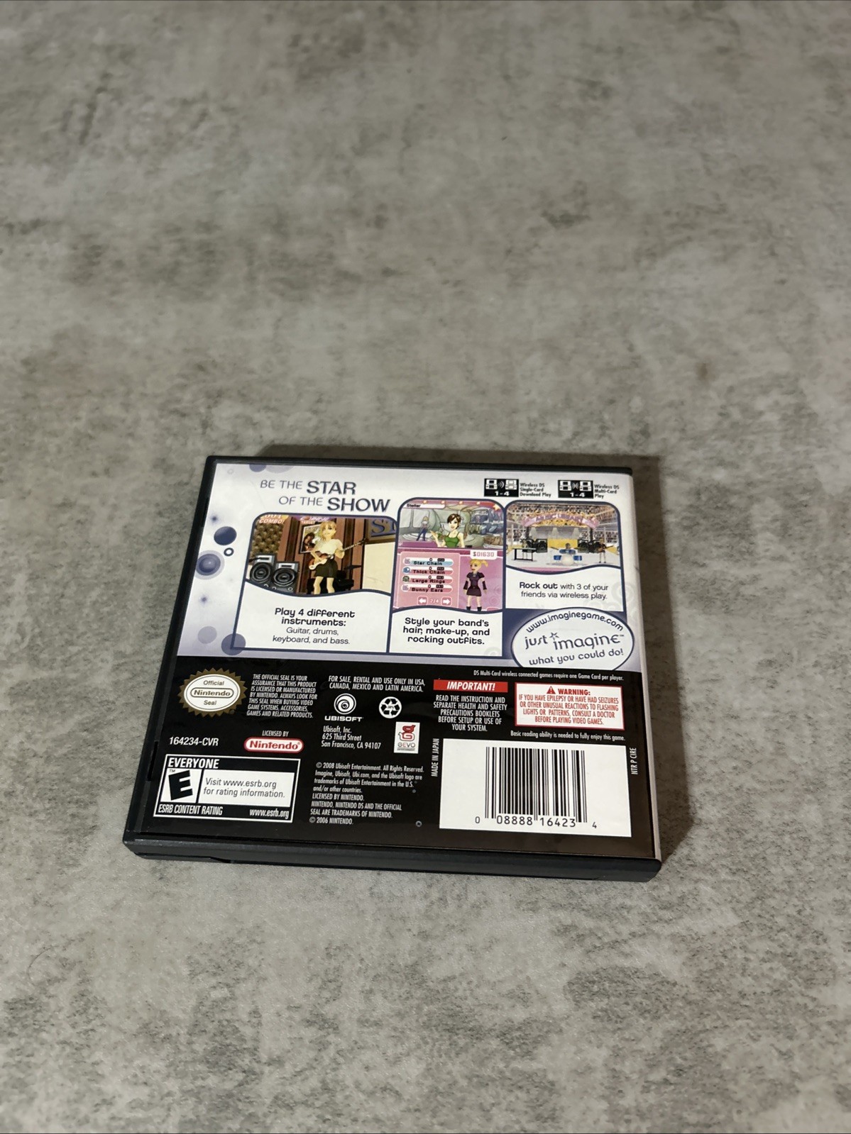 Imagine Rock Star – Nintendo DS – Complete CIB Tested And Working