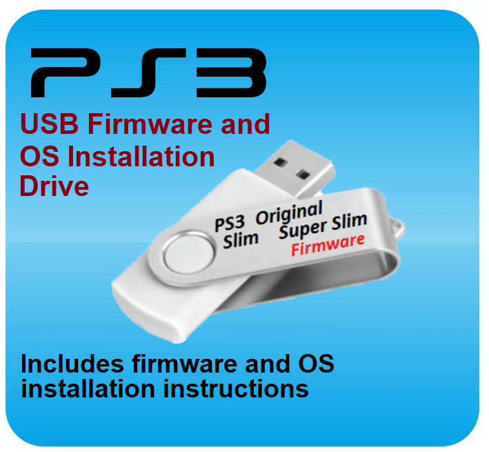 PS3 500GB Internal Hard Drive Playstation 3 Slim, Super Slim & Original USB Firm