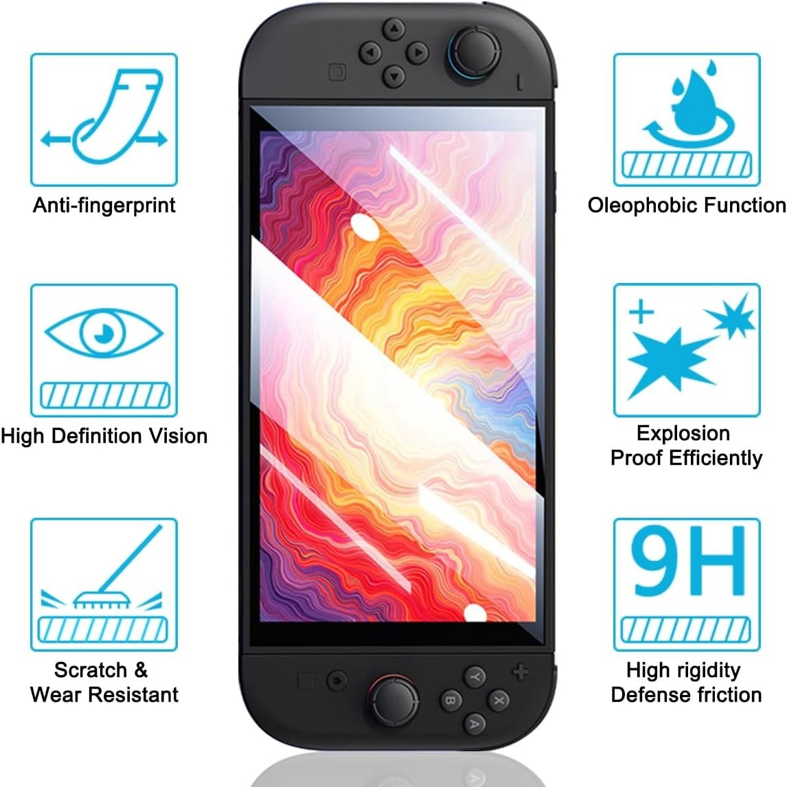 Ultra-Clear 3 Pack Screen Protector for Switch 2 – Easy Install, High Protection