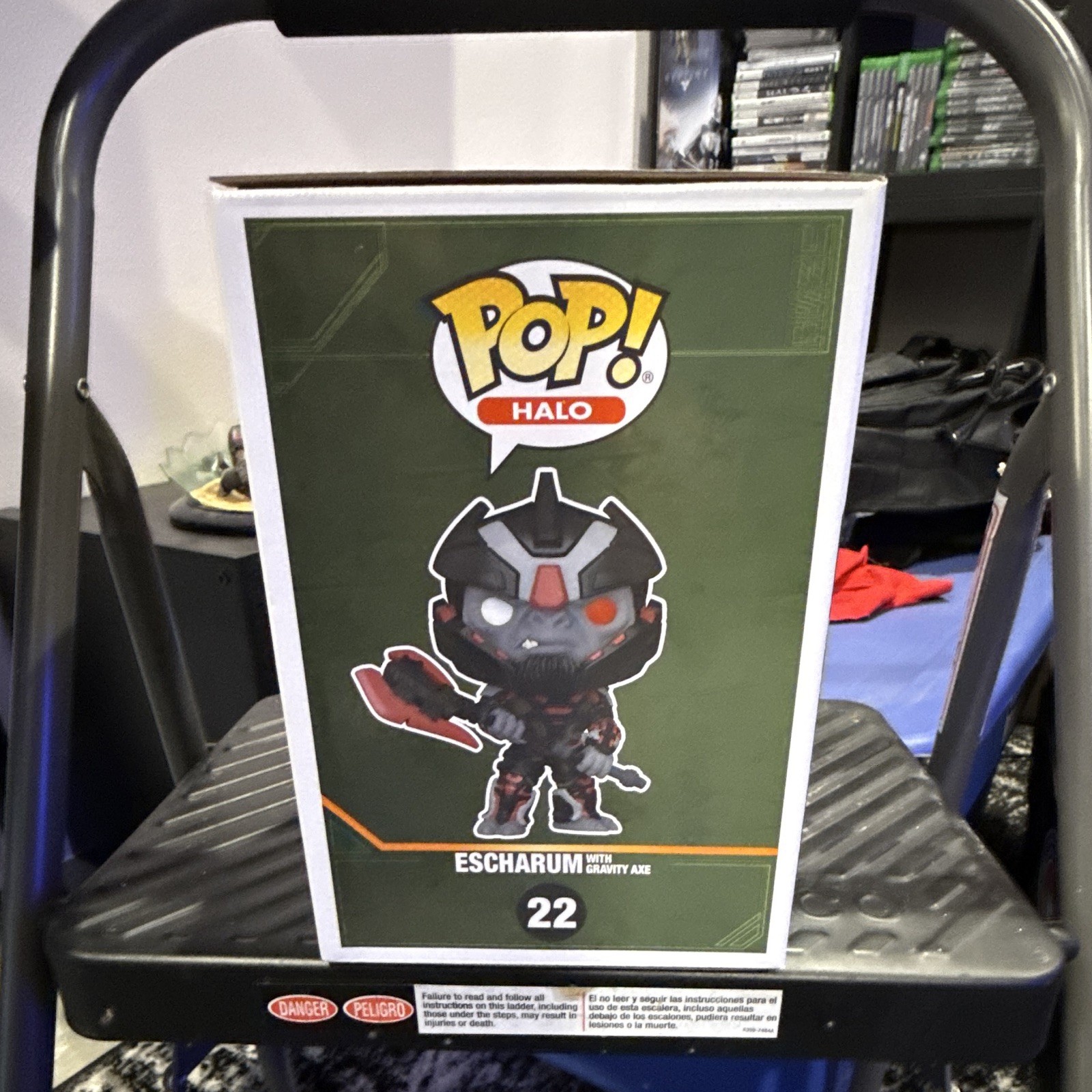 Funko Pop! Halo Vinyl Figure Lot Glows in Dark Master Chief Buck Weapon Escharum
