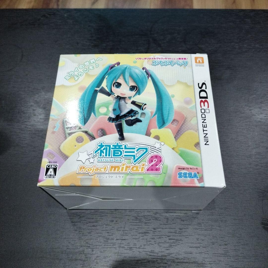 Nintendo 3DS Hatsune Miku Project mirai 2 Puchi Puku Pack Limited Box Japan