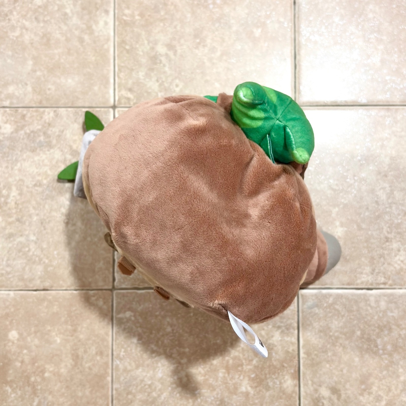 Legend of Zelda Korok Plush BROWN Backpack Tears of Kingdom ANEI Nintendo NEW