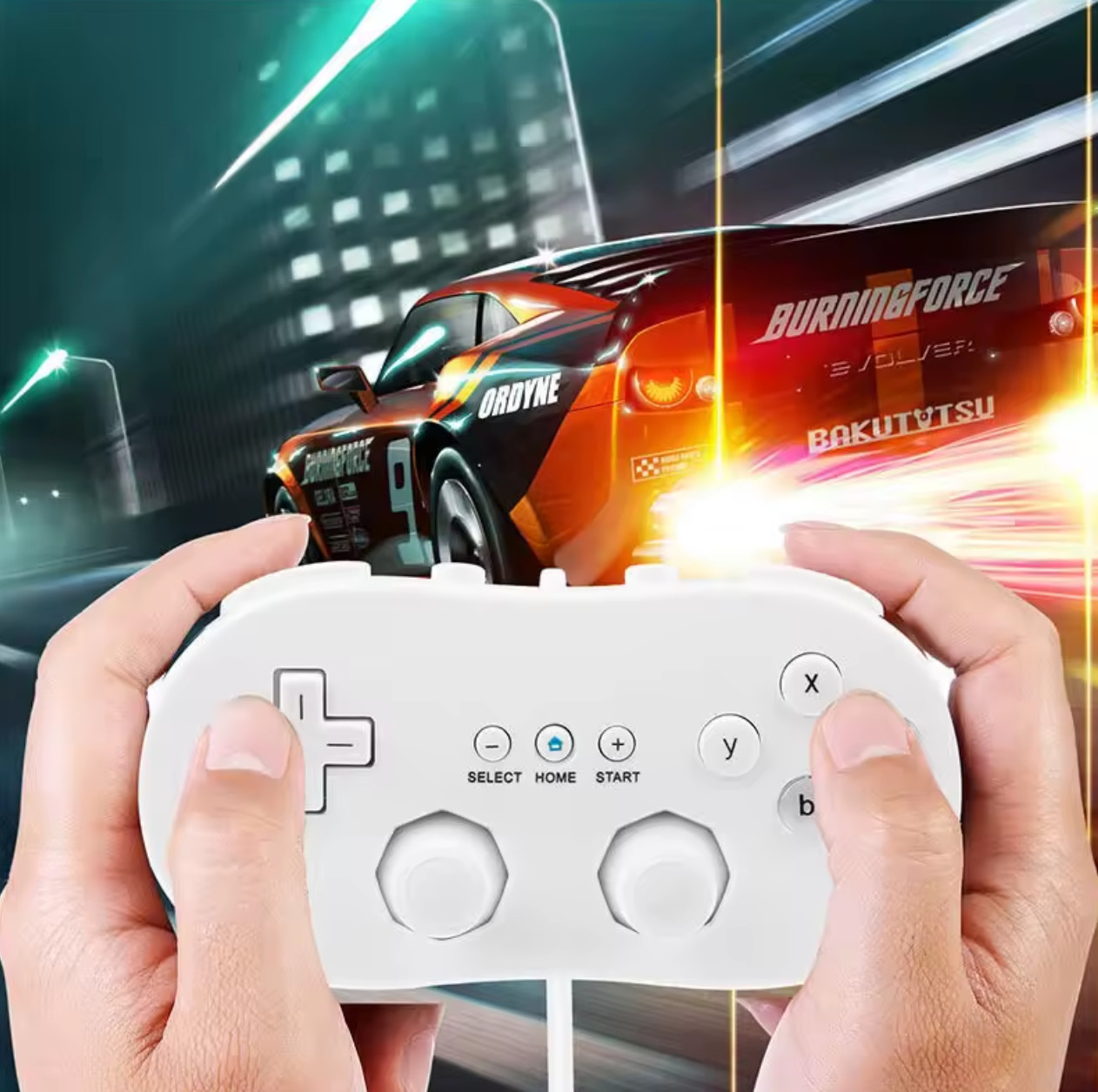 Wired Classic Controller For Nintendo Wii/Wii U Remote