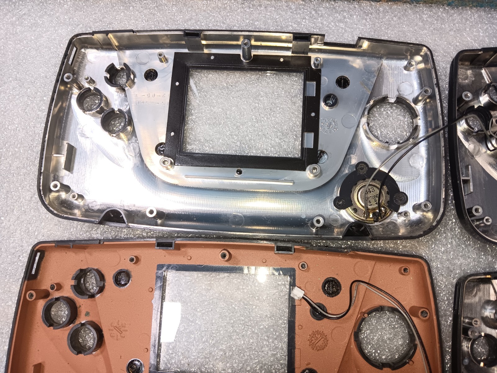 SEGA Game Gear 2110 EXACT EMPTY Front Panel w/Glass Scratches X6 ONLY-INTACT-SEE