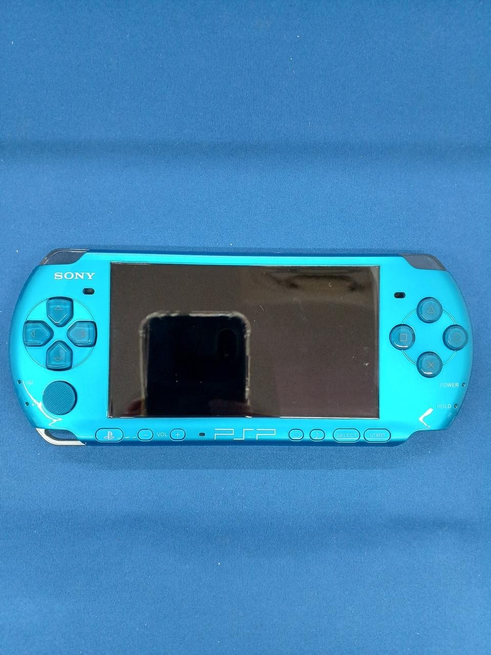 Sony PSP 3000 Vibrant Blue VB Box Manual Charger New Battery Japan Tested work