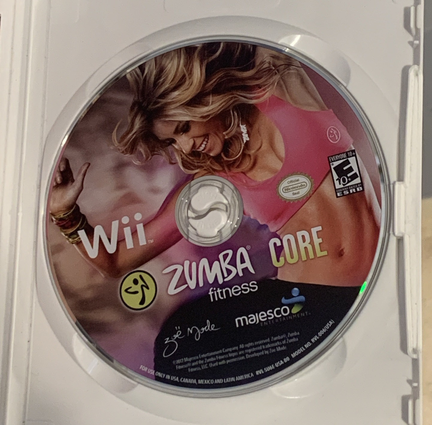 Zumba Fitness Core – Nintendo Wii – Video Game – VERY GOOD and Complete