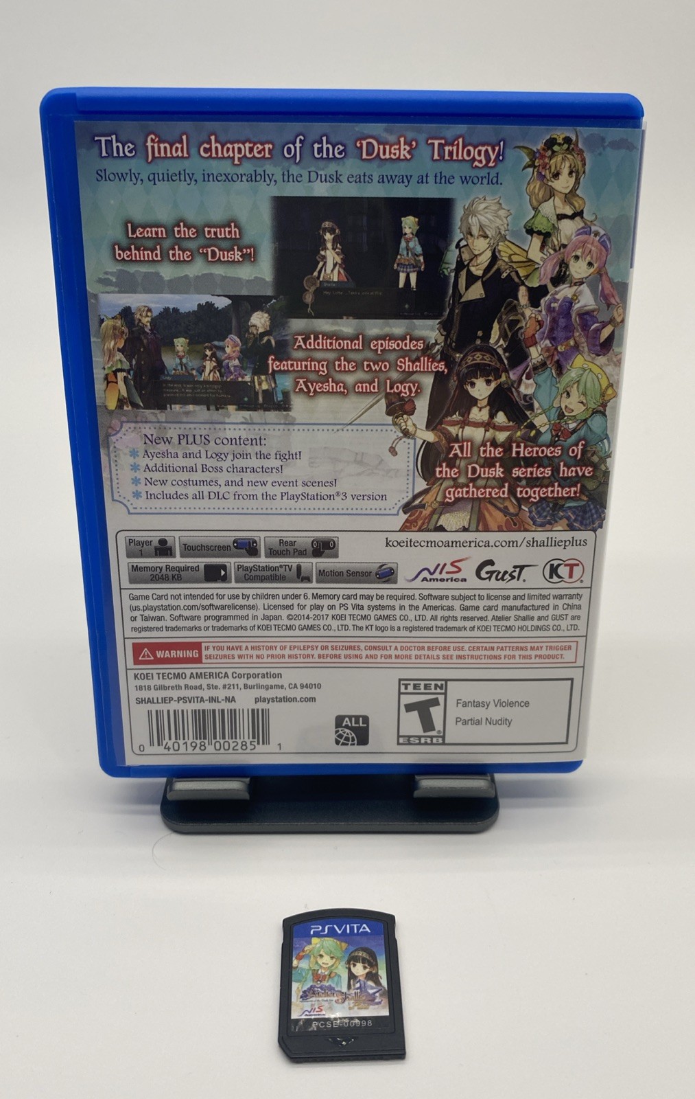 Atelier Shallie Plus Alchemists of the Dusk Sea Playstation Vita PS Vita