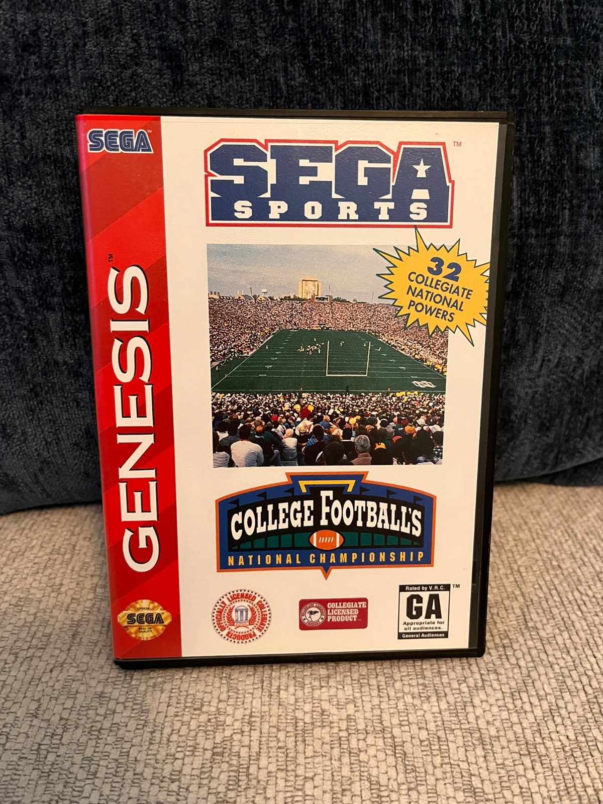 College Football’s National Championship (Sega Genesis, 1995) CIB Tested!
