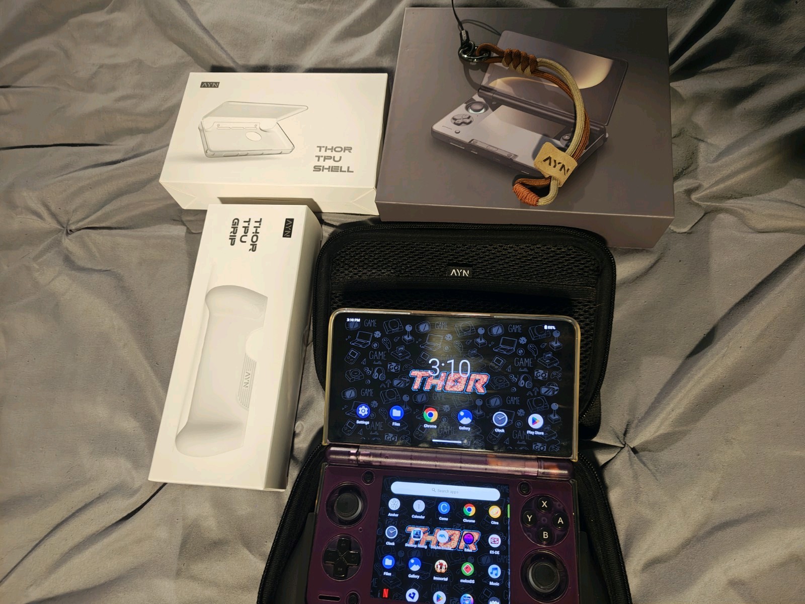 AYN Thor Max Clear Purple Android Handheld System 1TB, 16GB RAM UFS4.0 (Batch 1)
