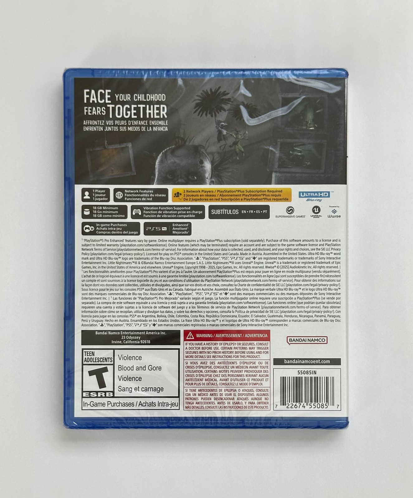 Little Nightmares III 3 Deluxe Edition – PlayStation 5 (PS5) – New Sealed