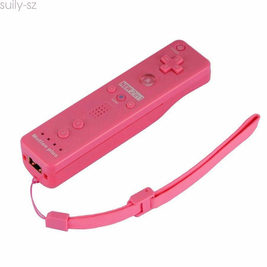 2in1 Motion Plus Remote and Nunchuck Controllers for Wii & Wii U Wiimote 4Pack