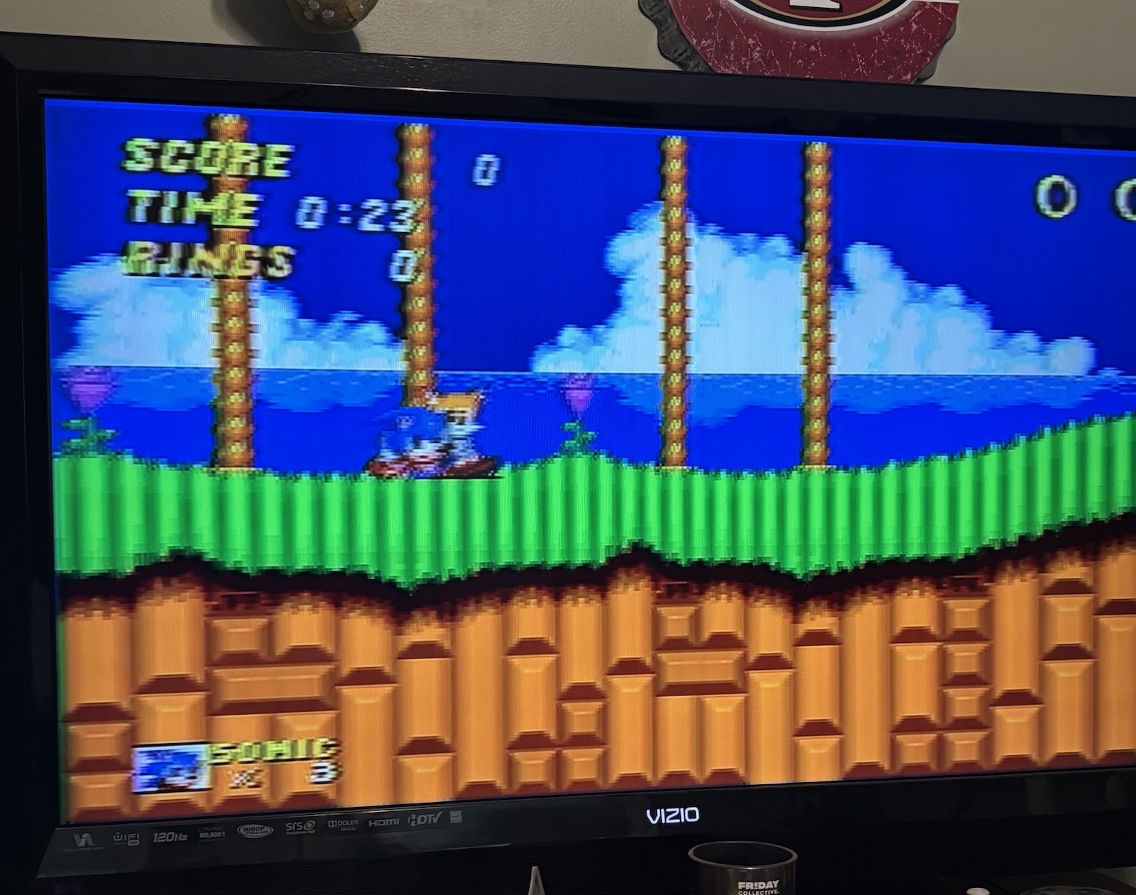 Sega Genesis Model 2 MK-1631 Console w Sonic 2, Madden 96 – Tested Works Great!
