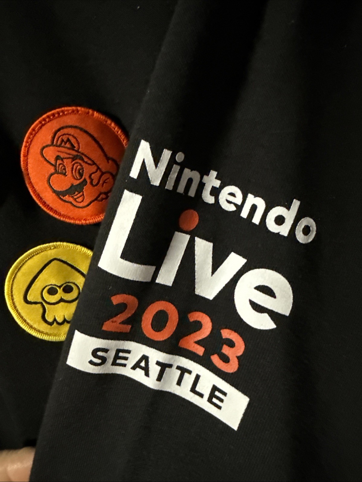 Nintendo Live 2023 Seattle Hoodie Sweatshirt Size XL Official PAX West