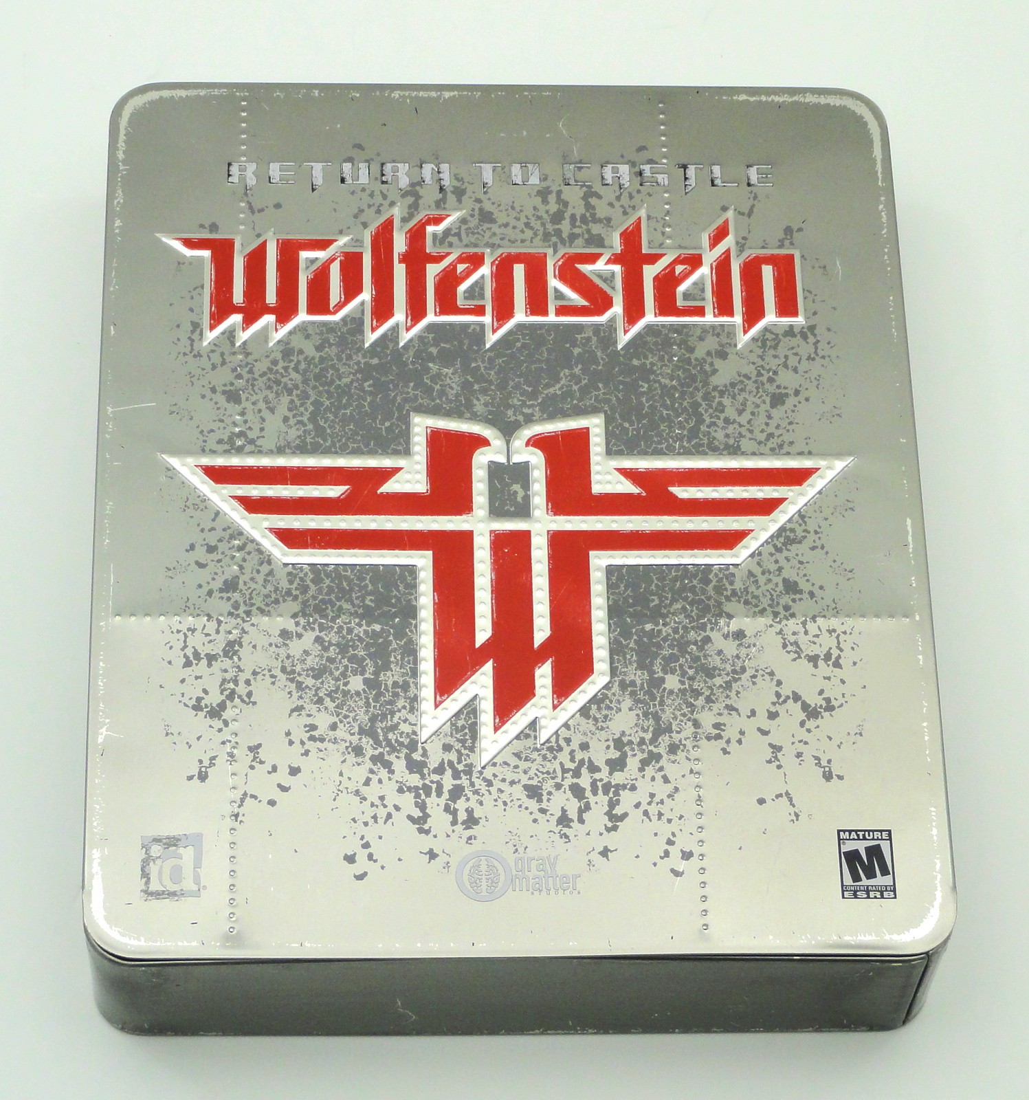 Return to Castle Wolfenstein: PC Limited Edition Metal Tin Big Box Vintage 2001